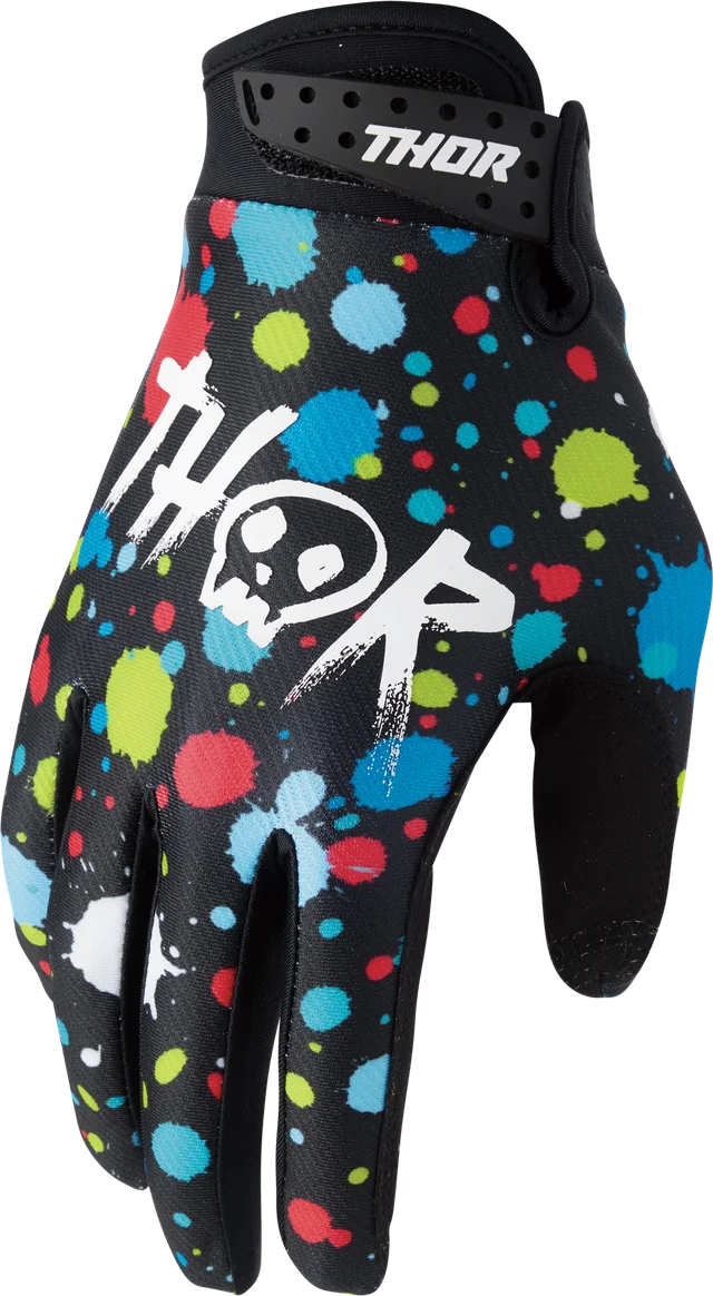 Thor Youth Launchmode Glove, splat multi