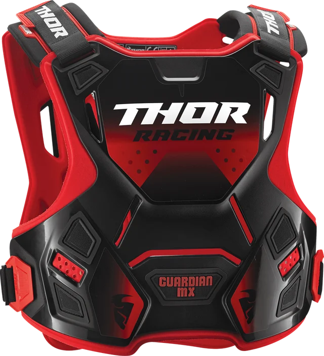 Thor Guardian MX Roost Guard, red black