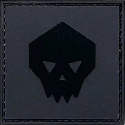 USWE Mini Skull Rubber Patch, One Color