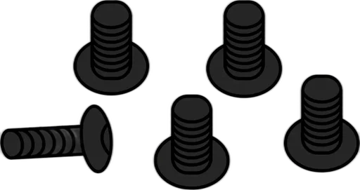 Airoh TWIST 2.0 EXTENSION SCREWS BLACK