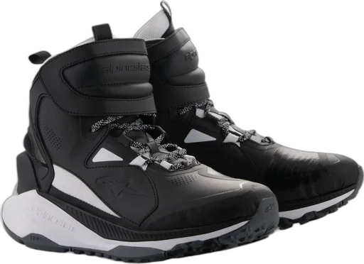 Alpinestars Speedstreet Black White Motorcycle Riding Shoes