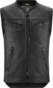 Alpinestars Black Tech Air 3 v2 Leather Vest
