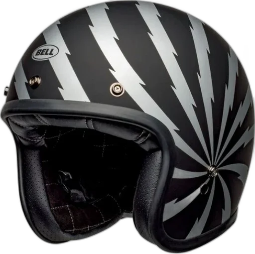 Bell Custom 500 STD Adult Helmet Vertigo Black Silver
