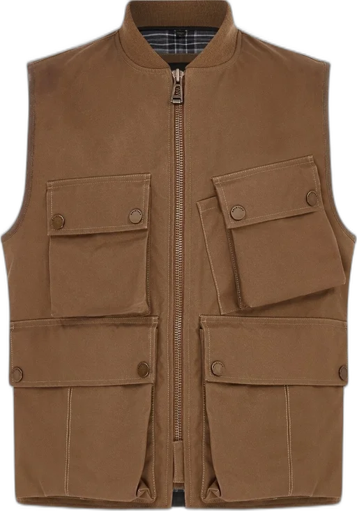 Belstaff Windermere Black Motorcycle Vest