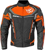 Berik 223318 Jacket Black Orange Fluo Grey