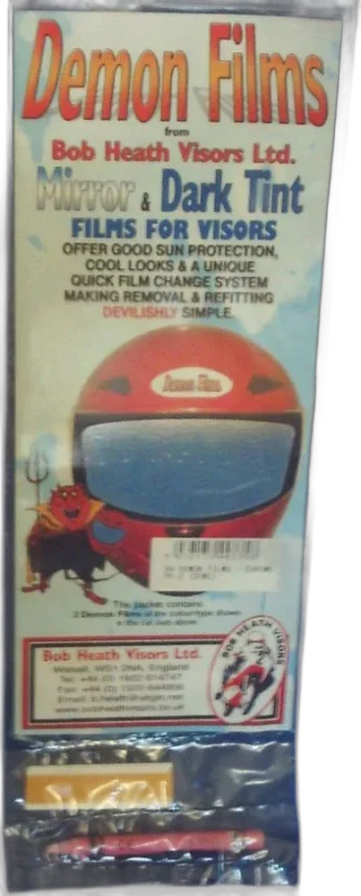 Bob Heath Demon Visor Films Chrome