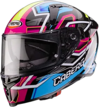 Caberg Avalon X Brama - Black/Light Blue/Fluo Yellow/Fuchsia
