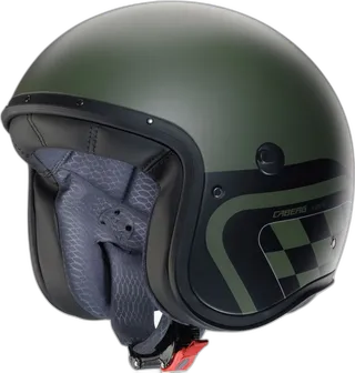 Caberg Freeride X Daytona Matt Green Jet Helmet
