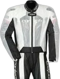 Cortech Road Race Rainsuit Jacket, Clear