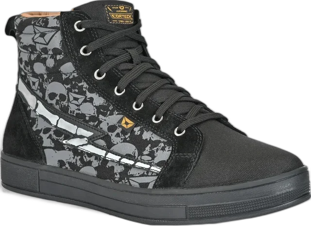Cortech Slayer Le Skull Shoes, black