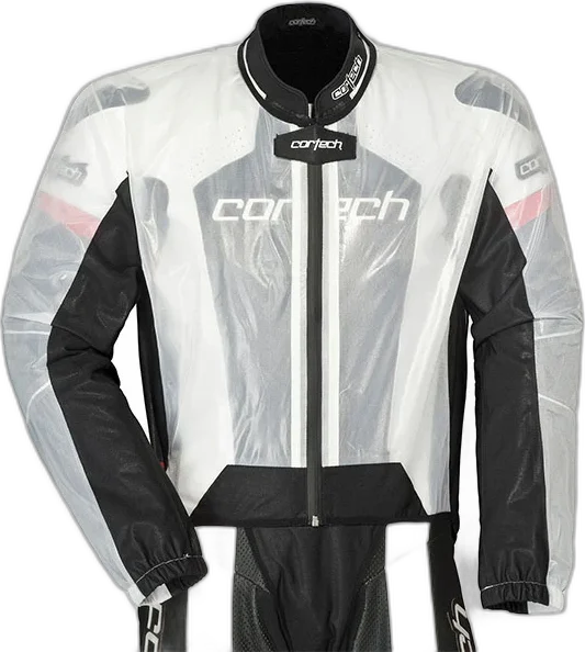 Cortech Waterproof Race Jacket, Clear