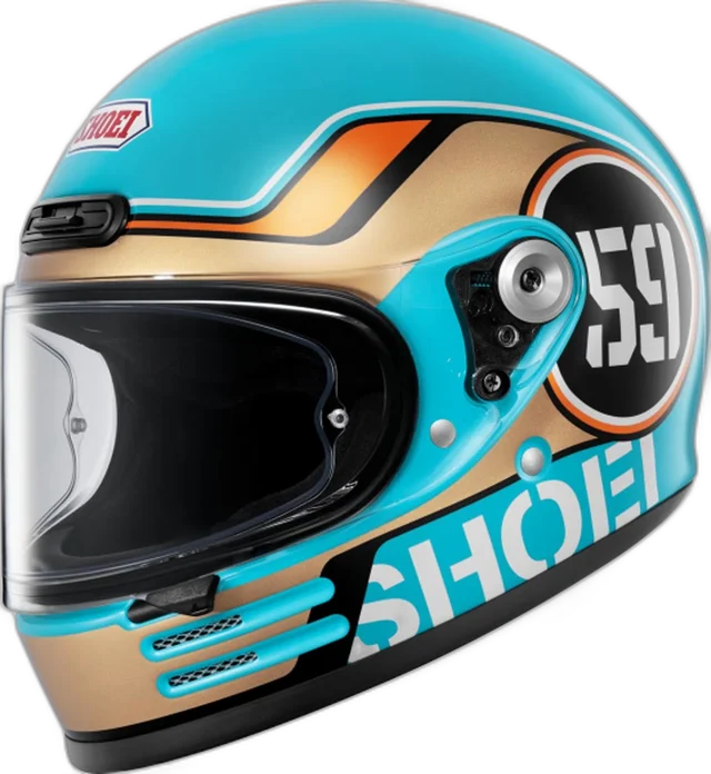 Shoei Glamster 06 Canyon Runner TC-2 Blue, blue/gold