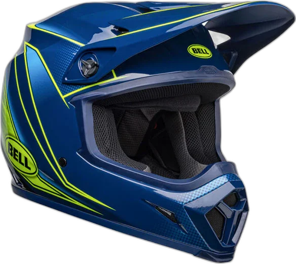 BELL MX-9 Mips Zone Red 2024, Gloss Navy/Retina