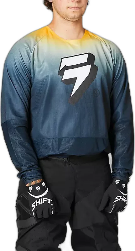 FOX Shift White Label Dume Jersey, twilight blue
