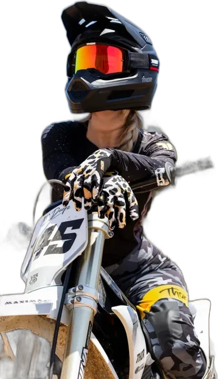 Thor SPORTMODE CHEETAH WMN GLOVE TAN/BLACK