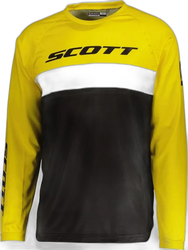 Scott 350 Swap Evo Jersey Black, black yellow