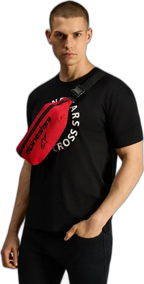 Alpinestars Only Linear Hip Bag, red black