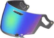 Arai VAS-V MAX Vision Mirrored Red Face Shield, green mirror