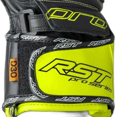 RST Pro Series GP D3O Gloves, neon yellow