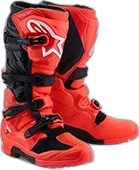 Alpinestars Tech 7 Enduro 26 Boots Red Fluo