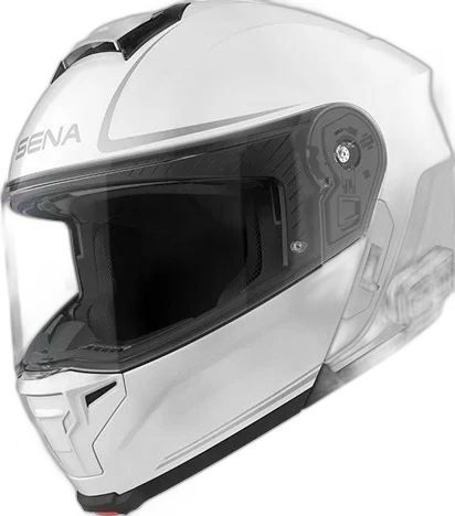 Sena Outrush 2 Mesh & Bluetooth Helmet, Gloss White