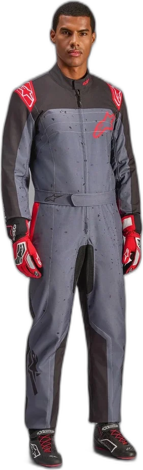 Alpinestars KMX-9 V3 Graphic 6 Suit, Anthracite/Black/Red