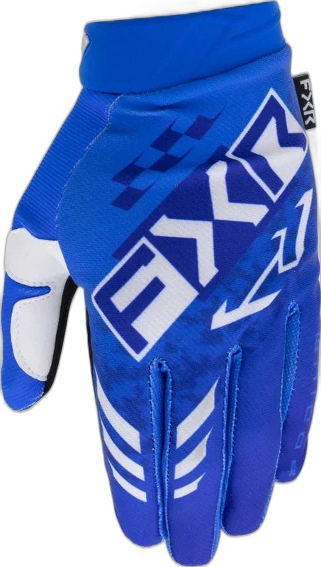 FXR Reflex Dual MX Glove, blue white