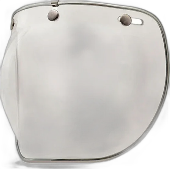 Bell 3-Snap Bubble DLX Shield, clear