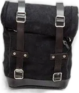 Unit Garage Leather Black Leather Bag Black