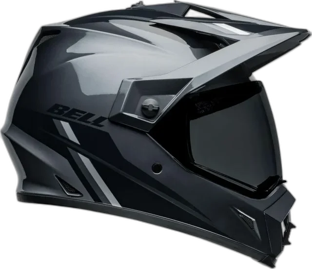 Bell MX-9 Adventure MIPS Alpine Charcoal Silver Adventure Helmet, Charcoal/Silver