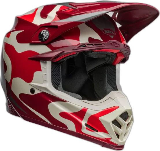 BELL Moto-9S Flex 22.06 Ferrandis Méchant Red / Silver 2024, Gloss Red/Silver
