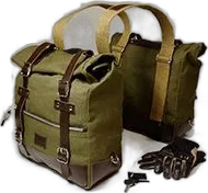 Unit Garage Universal Green Side Bags U003