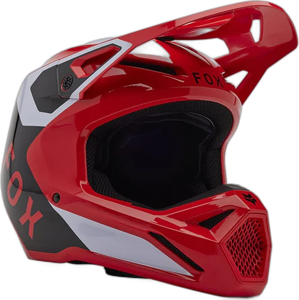 Fox V1 Lean Helmet Red Fluo, Fluo Red