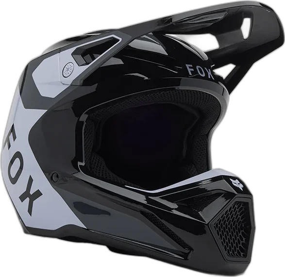 Fox Youth V1 Lean Helmet Fluo Orange, Black