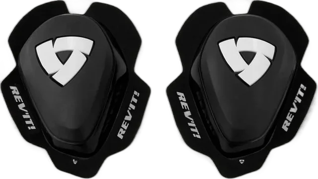 REV'IT! 2 Knee sliderset, black black white