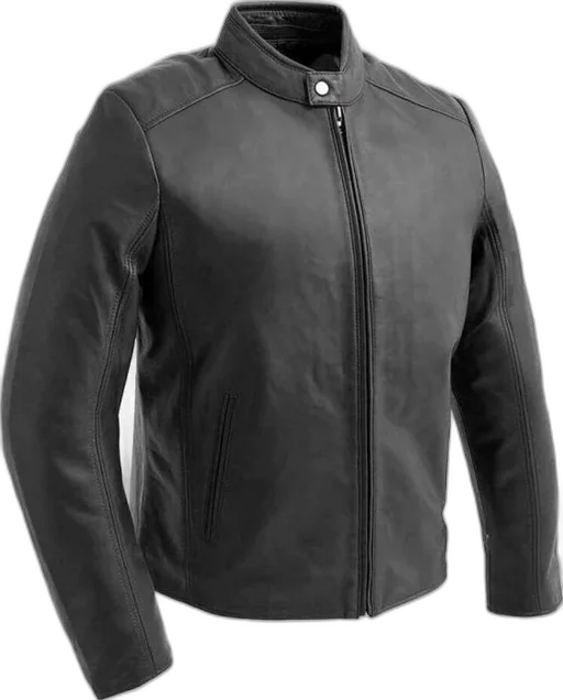 First Manufacturing Blake Euro Style Leather Jacket