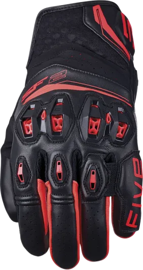 Five SF2 Evo Gloves - Black/Fluo Red