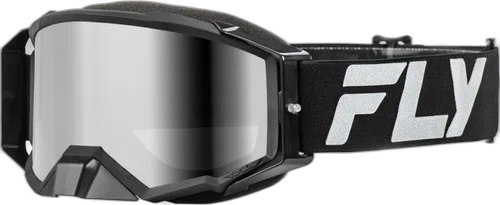 Fly Racing Zone Elite 2025 Black Block Logo Goggles