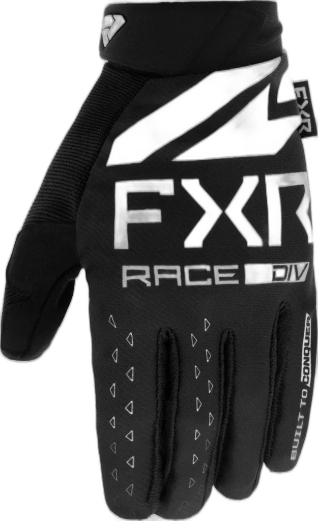 FXR Reflex MX Kids Gloves, black white