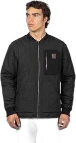 FXR Racing Black Rig Quilted Jacket, black