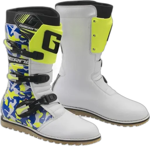 Gaerne Classic Kids Trial Boots Camo Blue / Yellow