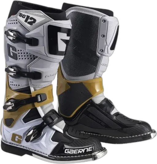 Gaerne SG-12 MX Boots Grey / Magnesium / White