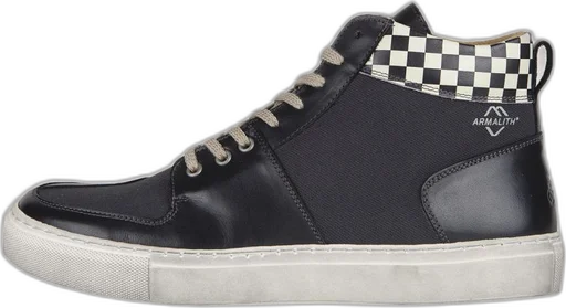 Helstons Grandprix Leather Armalith Black Grey Shoes