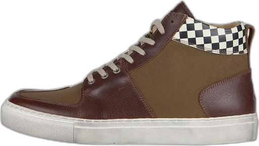 Helstons Grandprix Leather Armalith Tan Khaki Shoes