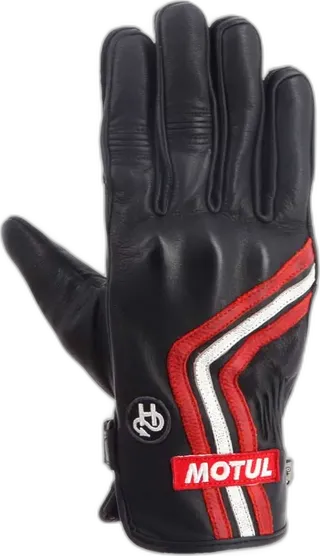 Helstons Motul Oil Leather Gloves