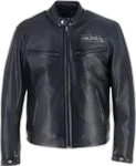 Von Dutch X Helstons Basic Motorcycle Leather Jacket
