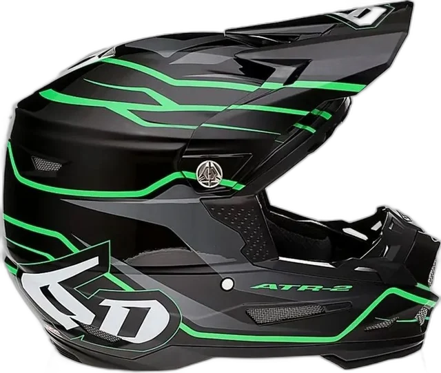 6D Helmets ATR-2 PHASE 2024, Black Green