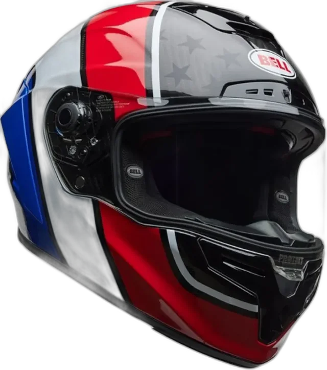Bell Race Star DLX Flex RSD Old Glory Helmet, Blue, Red