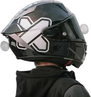 Shoei X-Fifteen Cross Logo