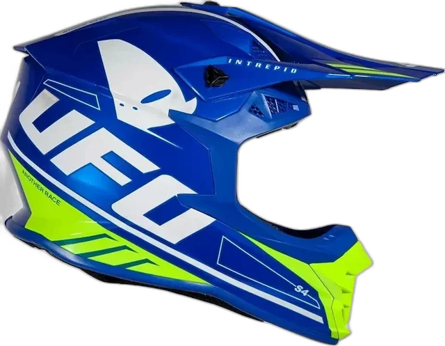 UFO Intrepid Matt White / Black / Yellow 2023, Blue / Orange